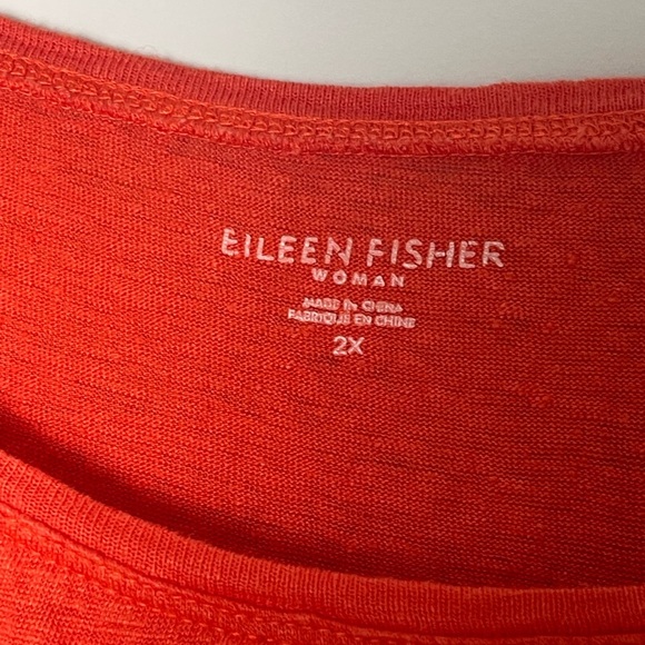 Eileen Fisher | Sleeveless Linen Tank Breathable Lightweight Summer Casual - Picture 2 of 5